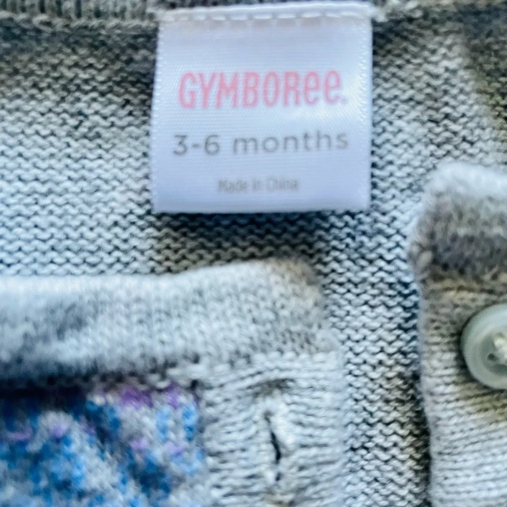 Gymboree matching knit set size 3-6M